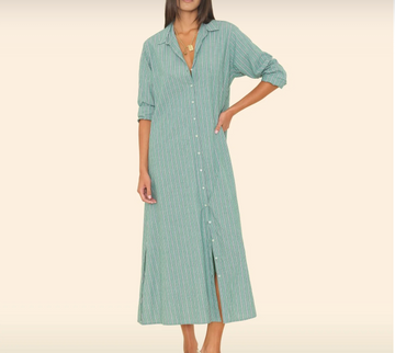 Xirena Boden Dress - Cilantro Stripe