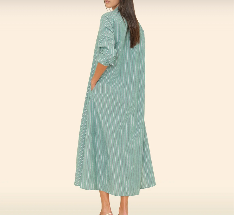 Xirena Boden Dress - Cilantro Stripe