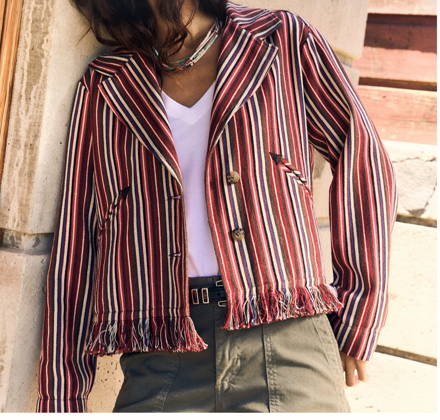 Xirena Garett Jacket - Onyx Stripe