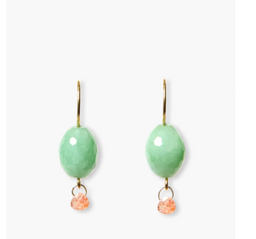Chan Luu Jellybean Earrings - Chrysoprase