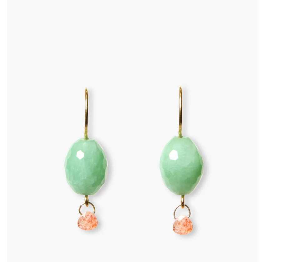 Chan Luu Jellybean Earrings - Chrysoprase
