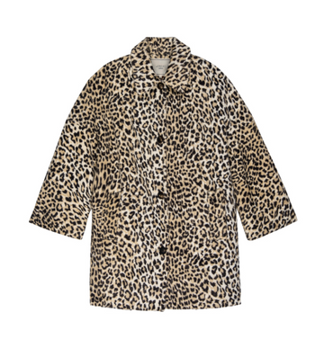 The Great Car Coat - Vintage Leopard