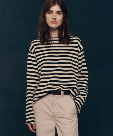 The Great Sailor Sweater- Black Stripe