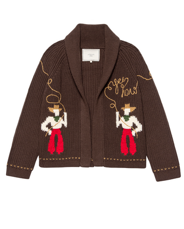 The Great Lasso Lodge Cardigan - Umber