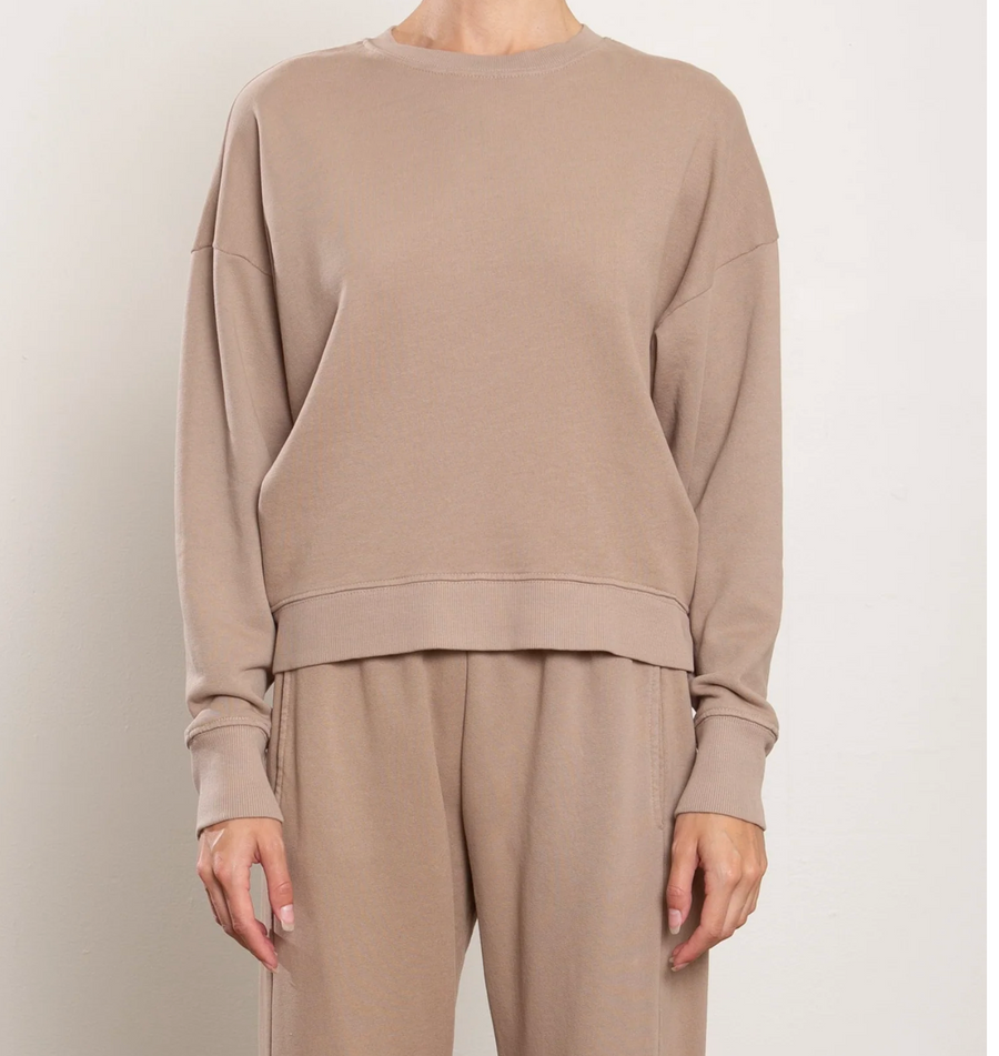 PHARAOH Irene French Terry Crewneck - Foundation