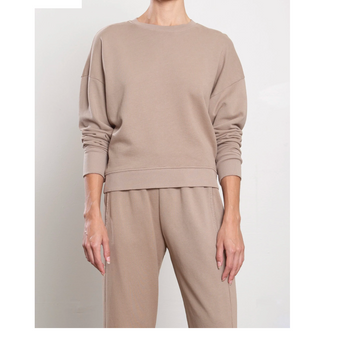PHARAOH Irene French Terry Crewneck - Foundation