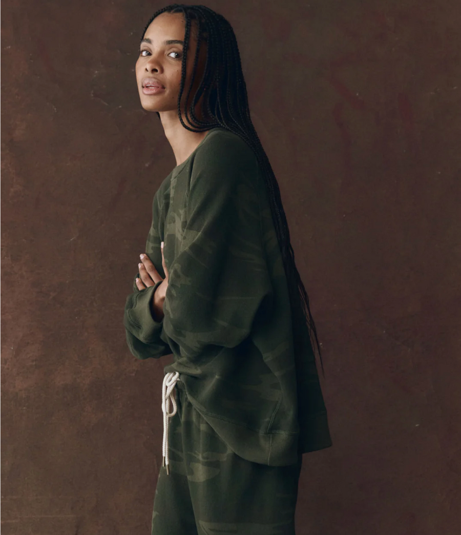 The Great Slouch Sweatshirt - Forrest Camo