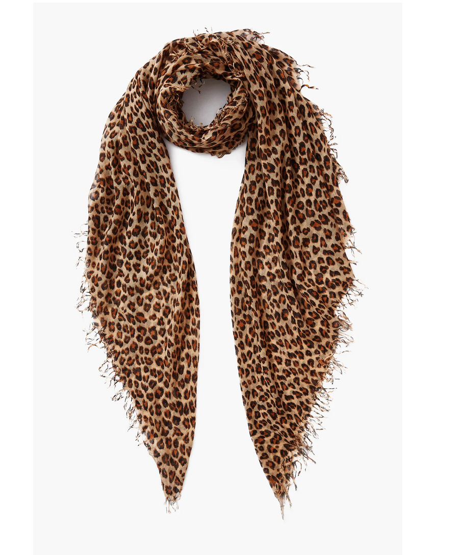 Cashmere And Silk Scarf - Roasted Pecan