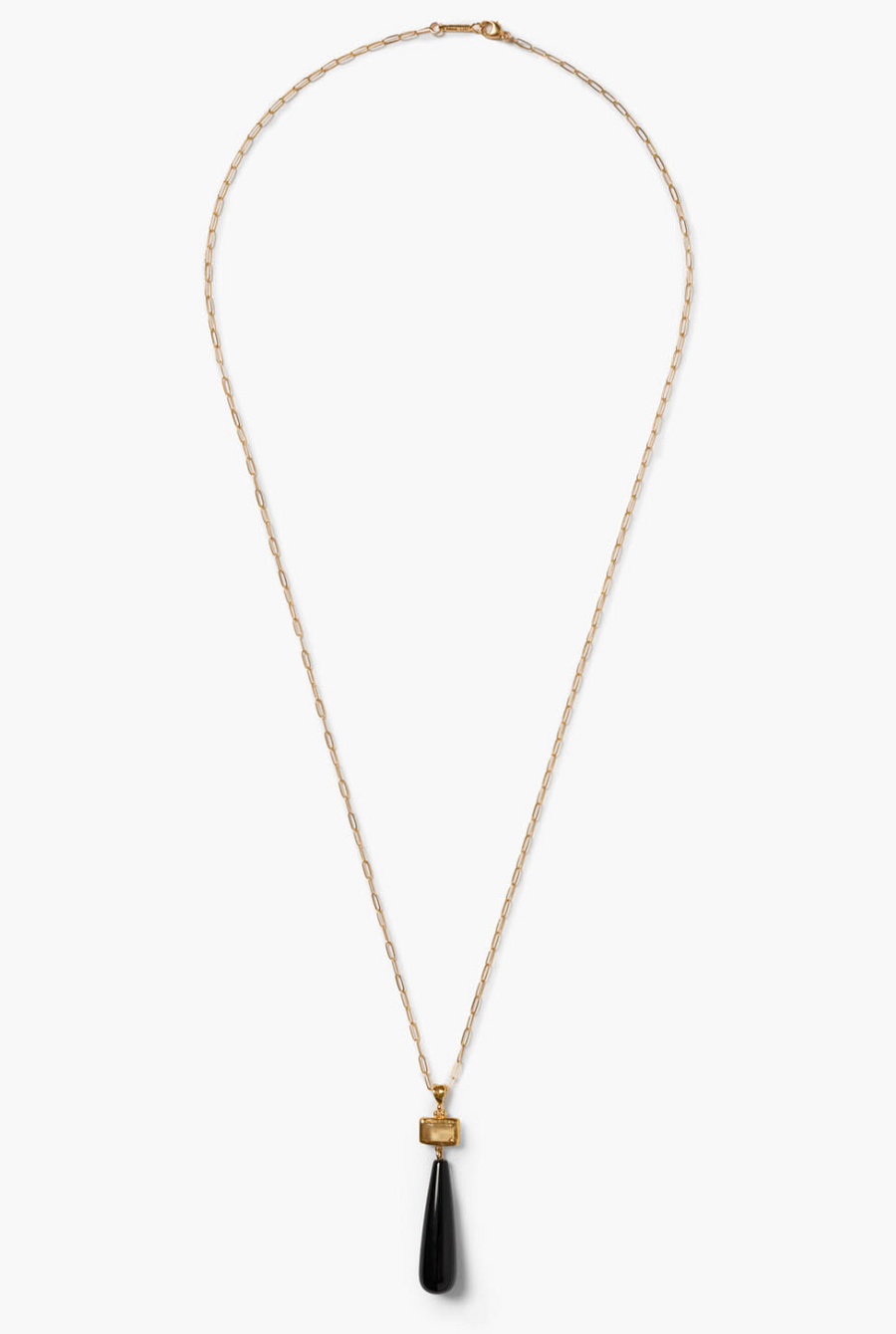 Chan Luu Teardrop Necklace - Black Agate