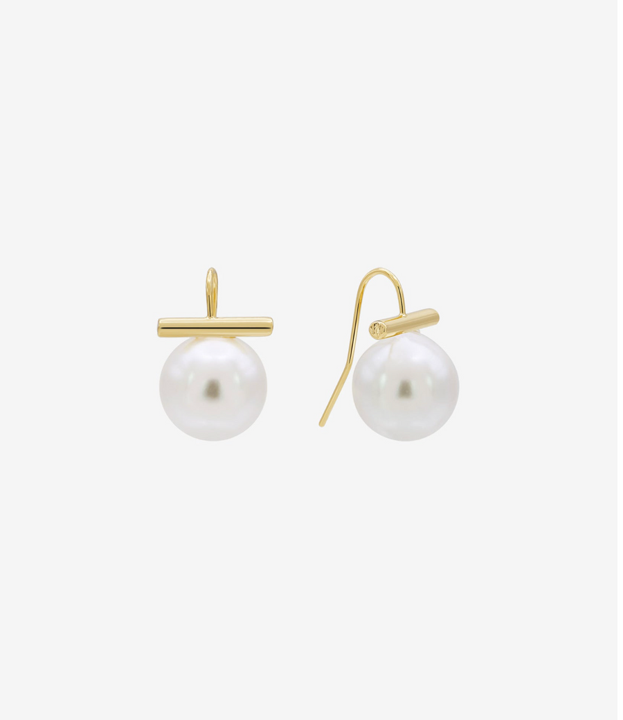 SHASHI Rory Earring - Pearl