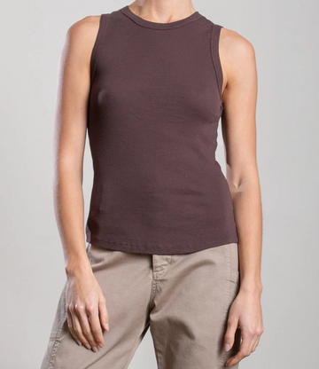 PHARAOH Athena High Neck Tank - Bittersweet