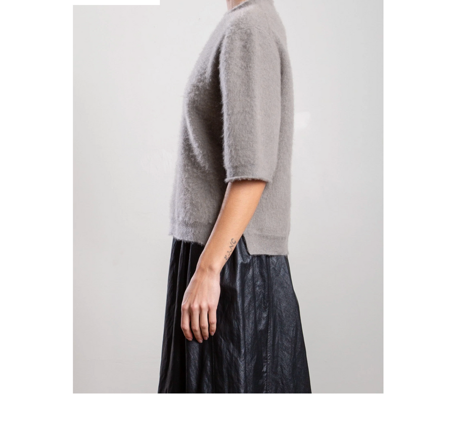 Renee Brushed Cashmere - Pebble