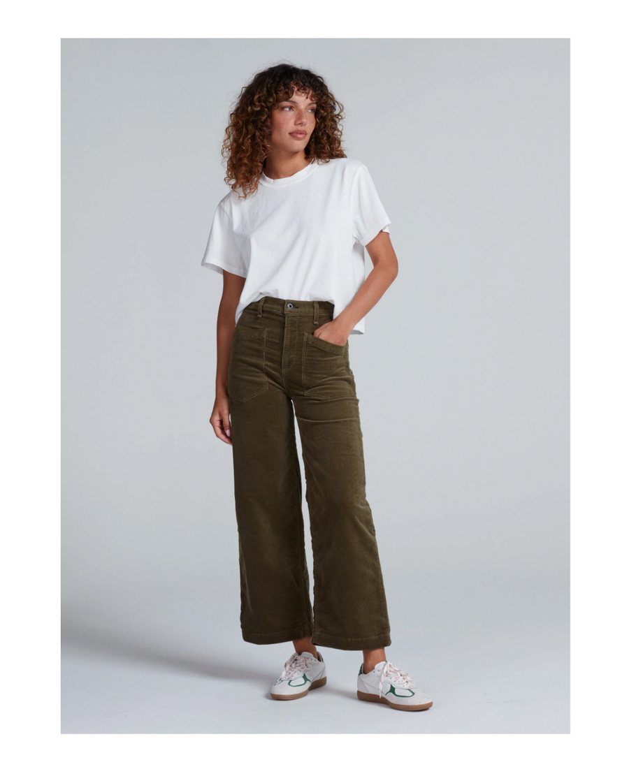 ASKK NY Virginia Corduroy - Safari Green