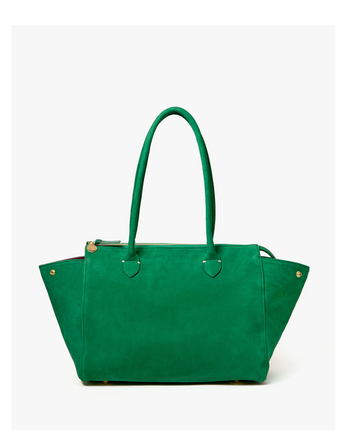Clare V. Beatrice Tote - Deep Emerald