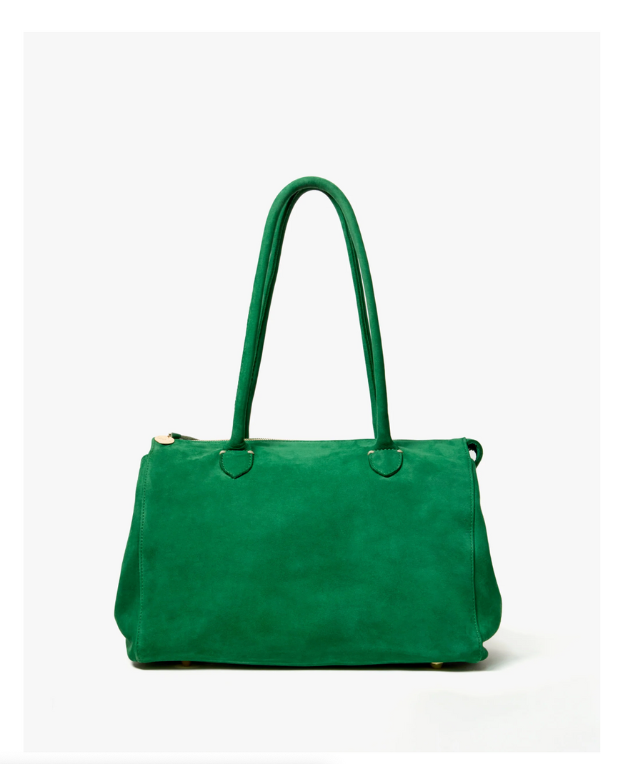 Clare V. Beatrice Tote - Deep Emerald