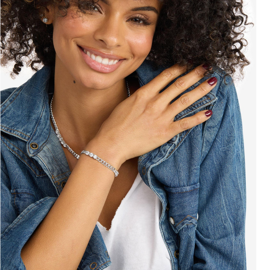 Melinda Maria Baby Julian's Obsessed With Diamonds - Silver