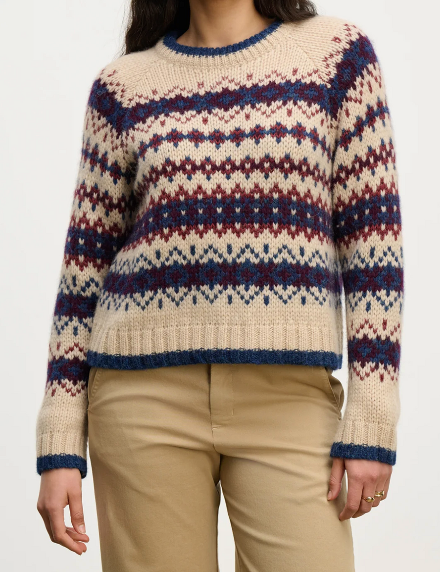 Velvet Makena Alpaca Sweater- Multi