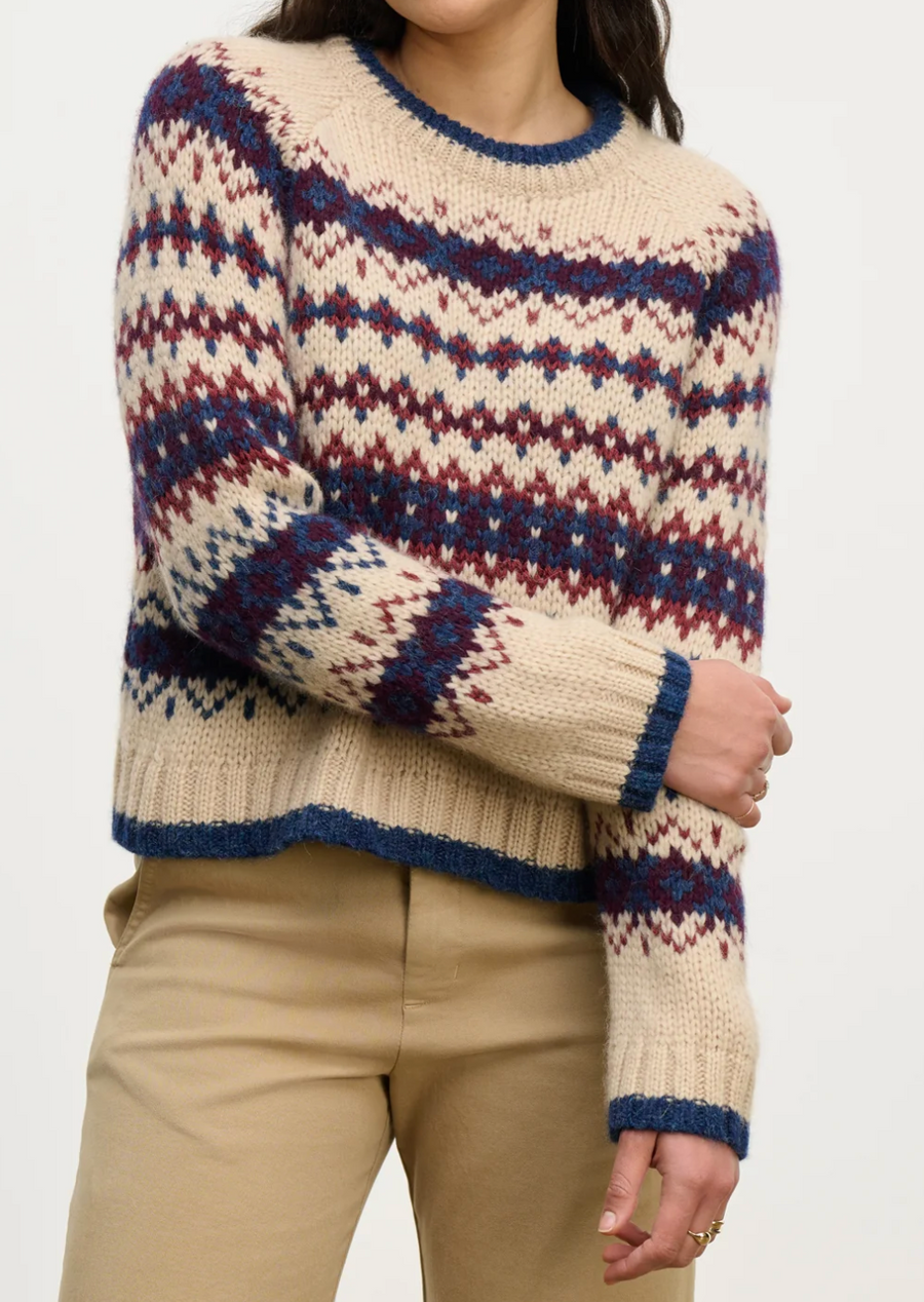 Velvet Makena Alpaca Sweater- Multi