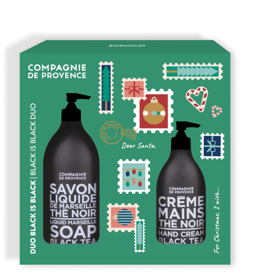 Compagnie De Provence Hand Soap Holiday Duo - Black Tea
