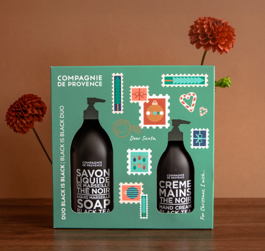 Compagnie De Provence Hand Soap Holiday Duo - Black Tea
