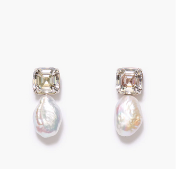 Chan Luu Josephine Earrings - White Pearl
