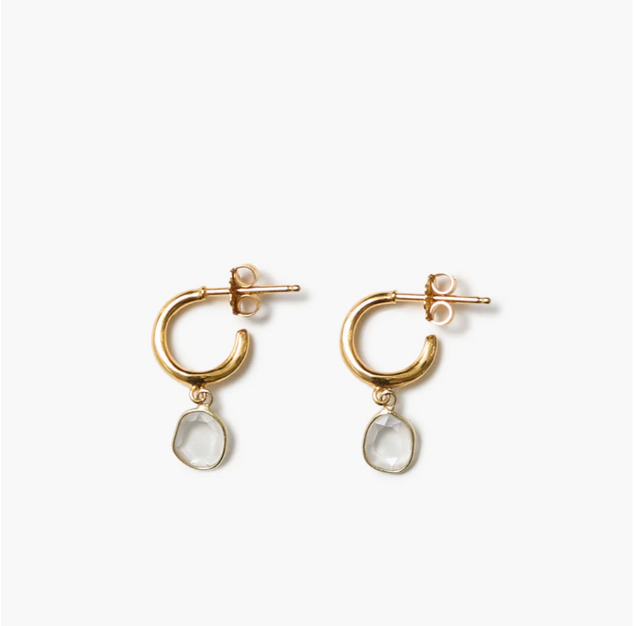 Chan Luu Mirage Hoop Earrings - Yellow Gold