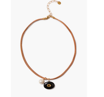 Chan Luu Seed Cord Necklace - Onyx