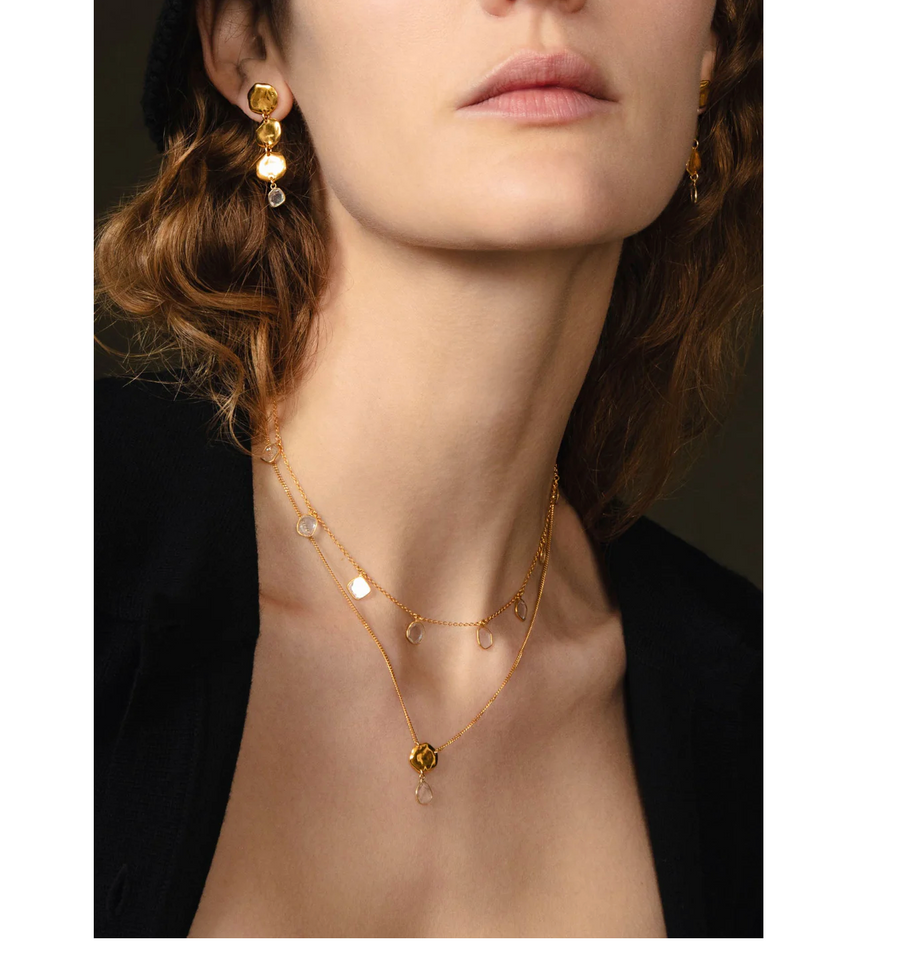 Chan Luu Mirage Coin Necklace - Yellow Gold