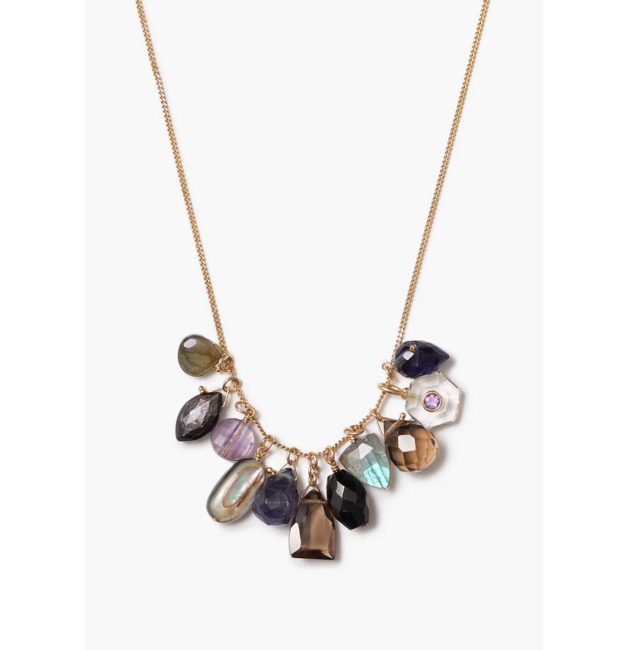 Chan Luu Melody Necklace - Smokey Quartz