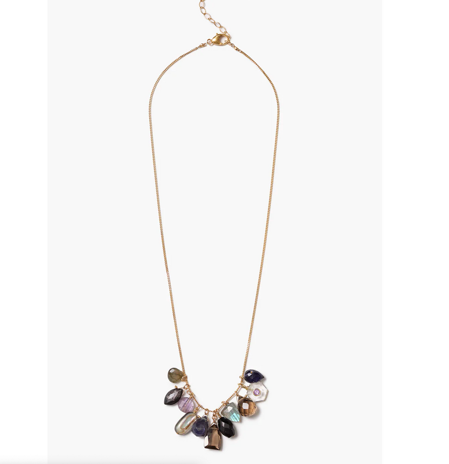 Chan Luu Melody Necklace - Smokey Quartz