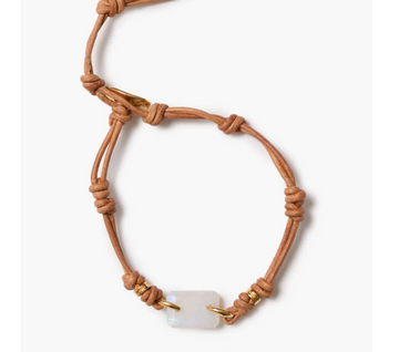 Chan Luu Mesa SIngle Wrap Bracelet - Moonstone