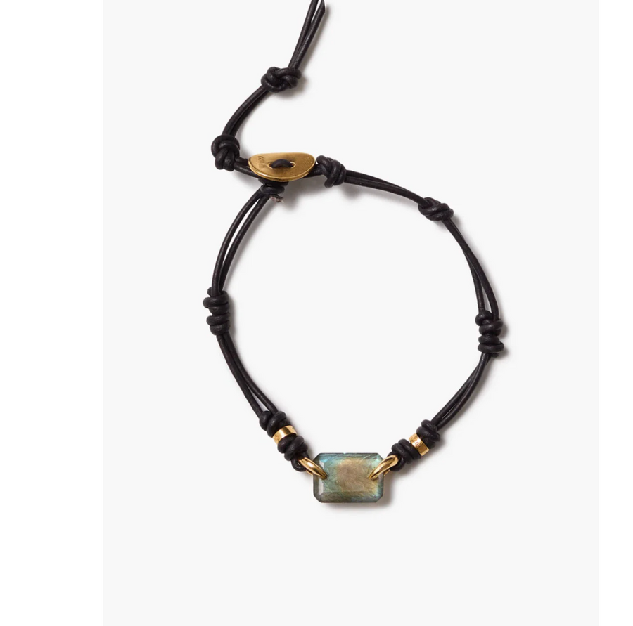 Chan Luu Mesa Single Wrap Bracelet - Labradorite