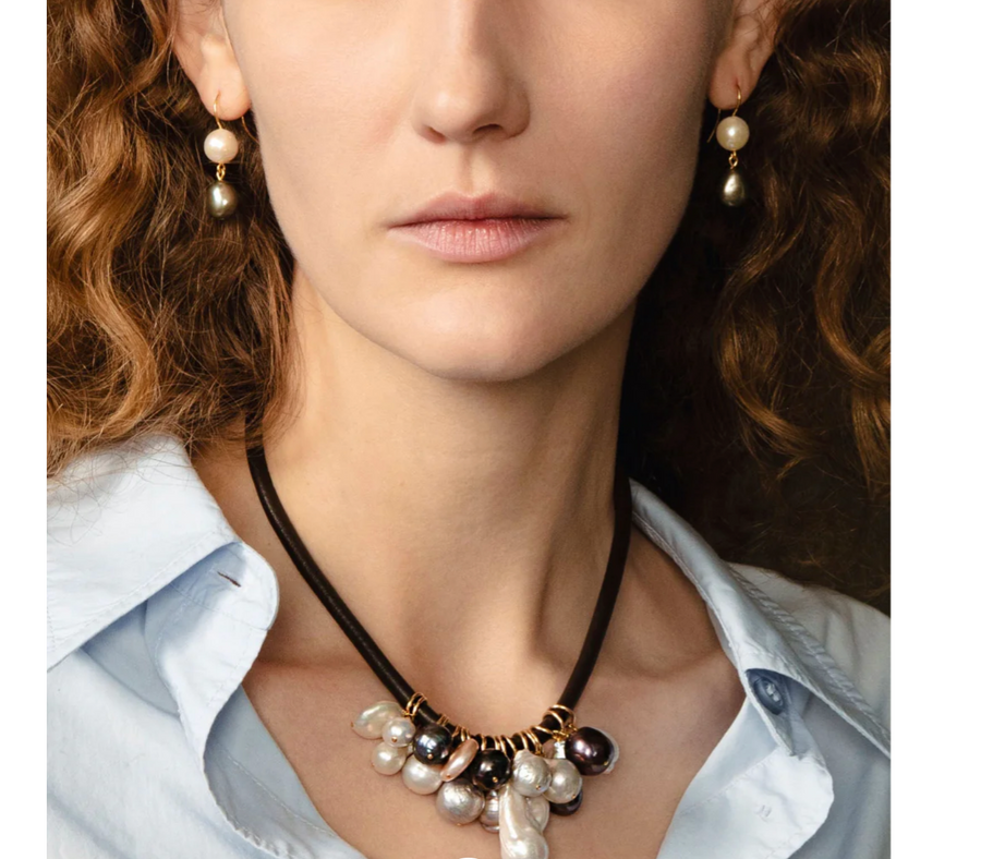 Chan Luu Ombre Pearl Earrings - Multi