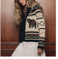 The Great Bear Lodge Cardigan - Black