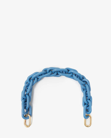 Clare V Shortie Strap - Light Blue Resin