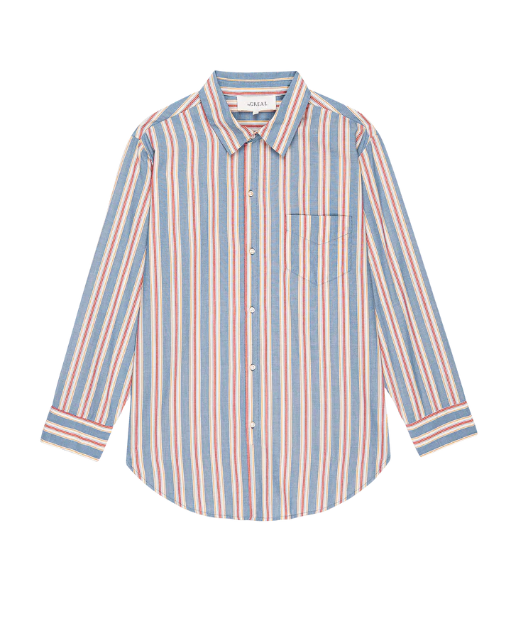 The Great Post Top - Blue Frontier Stripe