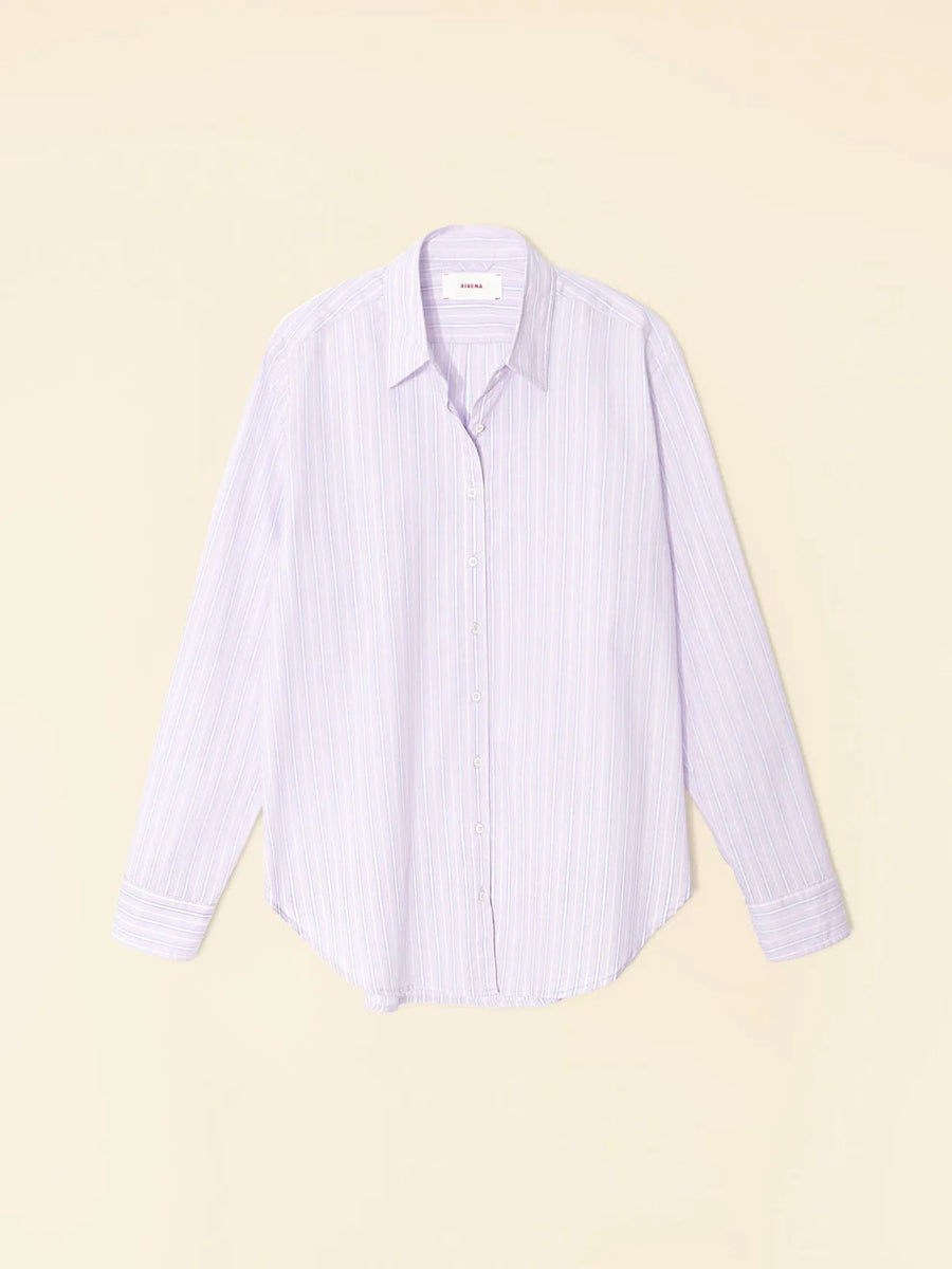 Beau Shirt - Lilac Stripe