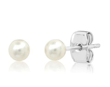 Classic 5mm Pearl Stud - Sterling Silver